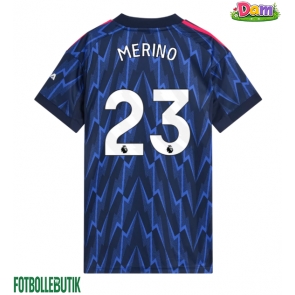 Arsenal Mikel Merino #23 Bortatröja Kvinnor 2025-26 Kortärmad